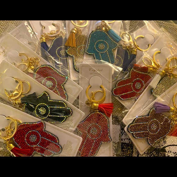 Hamsa Hand bling key chain! NEW!
